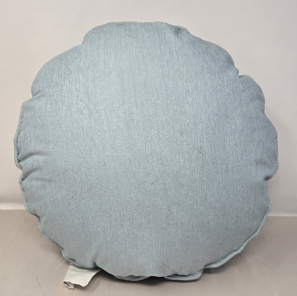 The Farmhouse Rachel Ashwell 17 Inch Round Pillow Beaded Butterflies Decorative - Picture 7 of 9